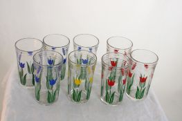 8 Swanky Swig Tulip Juice Glasses