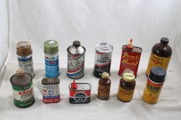 Advertising Oil & Other Tins/Cans/Bottles