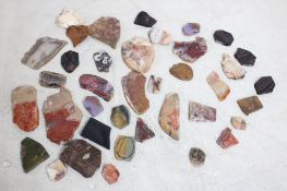 Assorted of Slab Rocks for Jewelry Making 2+ Lbs.