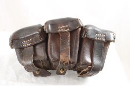 WWII German Ammo Pouch Triple Cell