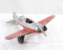 Hubley Kiddie Toy Airplane U S Army 6