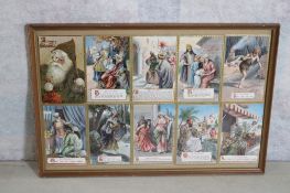Raphael Tuck Ten Commandments & Santa Postcards
