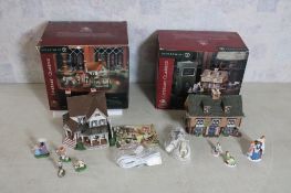 Dept 56 2 Houses Little Women + Tom Sawyers Aunt