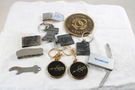Adv. Key Fobs, Money Clips, Opener, Paperweight