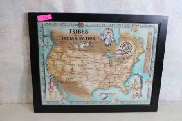 Framed Tribes of the Indian Nation Print