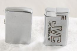 Zippo Lighter #2517191 Patent & JVC Adv. Lighter