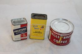 Jack Sprat, Prestone, Hills Brothers Advertising