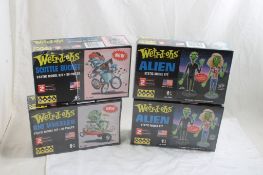 4 NIB Weird-Ohs Model Kits