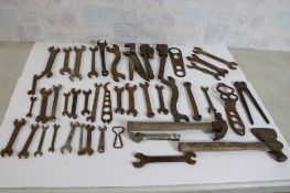 Lot of Unique Old Tools