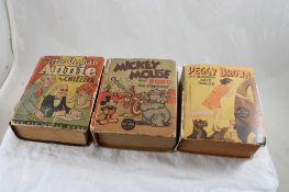3 Big Little Books 30's Mickey Mouse, Orphan Annie
