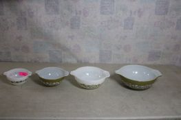 Pyrex Spring Blossom Cinderella 4 Nesting Bowls