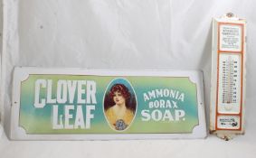 Advertising Metal Thermometer & Sign