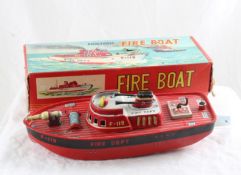 S&E Japan Crank F119 Fire Boat in Box Works 1960s