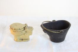 Arcade Cast Iron Toilet, Stott Advertising Scuttle