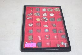 Riker Box with Small Collectibles