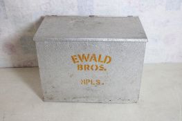 Ewald Bros. Aluminum Milkman Delivery Milk Box