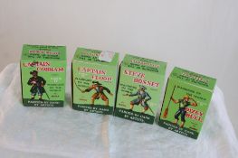 4 Marx Warriors of the World Pirates in Boxes
