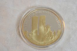 1 Oz. .999 Silver Commemorative Round 9-11-2001
