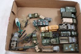 20 U S Military Toy Vehicles- Trucks, Jeeps, Plane