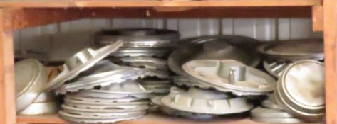 Vintage hubcap collection