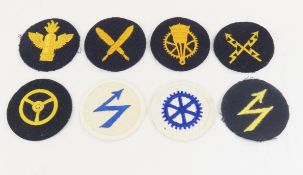 8 WWII German Kriegsmarine Specialist Patches