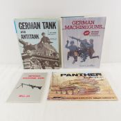 4 German Tank and Machine Gun Books