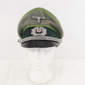 WWII German Panzer Mechanized Infantry Visor Hat