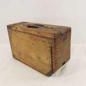 WW1 M1917 Browning Machine Gun wooden Ammo Box