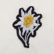 WWII German SS Edelweiss Cap Patch
