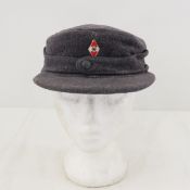 WWII German Hitler Youth Flak Helpers Cap