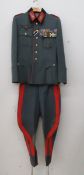 WWII German General's Tunic & pants with insignia
