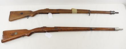 2 Mauser Gew 98 Rifle Stocks