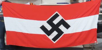 WWII German Hitler Youth Flag with RZM tag