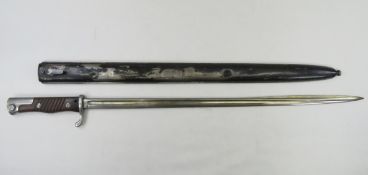 M1898 German WWII Erfurt Bayonet & Scabbard