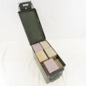 500 Rounds FN Herstal 8mm in metal ammunition can