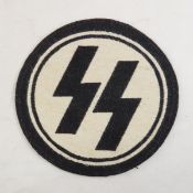 WWII German SS Patch with RZM tag