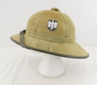 WWII German Afrika Corps Tropical Pith Helmet