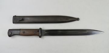 WWII German 98K Matching Bayonet & Scabbard