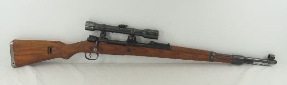 JP Sauer Mauser K98k Sniper Rifle with ZF.41Scope- stock removed- more photos added
