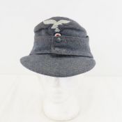 WWII German M43 Luftwaffe Enlisted Cap