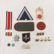 Mixed WWII Insignia and parts