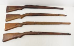 4 Mauser Walnut stocks