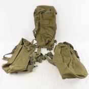 3 WWII US Army Mine Detector Bags