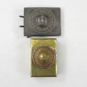 WWI German Gott Mit Uns buckle & match holder