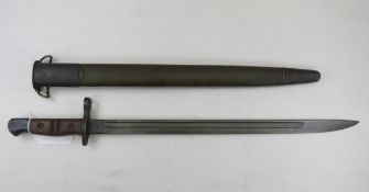 M1917 U.S. Army Shell & Flame 1st Prod Bayonet