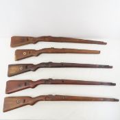 5 Mauser stocks- some Waffenamt