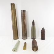 WWII Inert mortar projectiles & shells