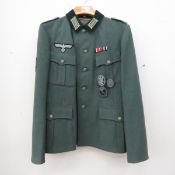 WWII German Army Officers Tunic with insignia