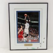 Framed Kevin Garnett 1995-96 Timberwolves Photo