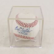 Bob Feller H.O.F. 62 autographed baseball